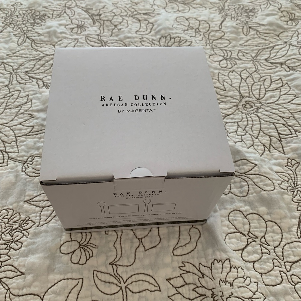 NWT Rae Dunn x FFF Salsa & Guac Serving Bowls Set